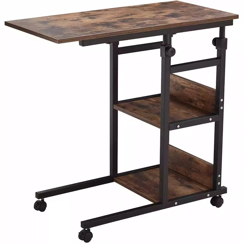 

Mobile computer desk Lifting adjustable height Simple writing table Bedside table Desk Side table