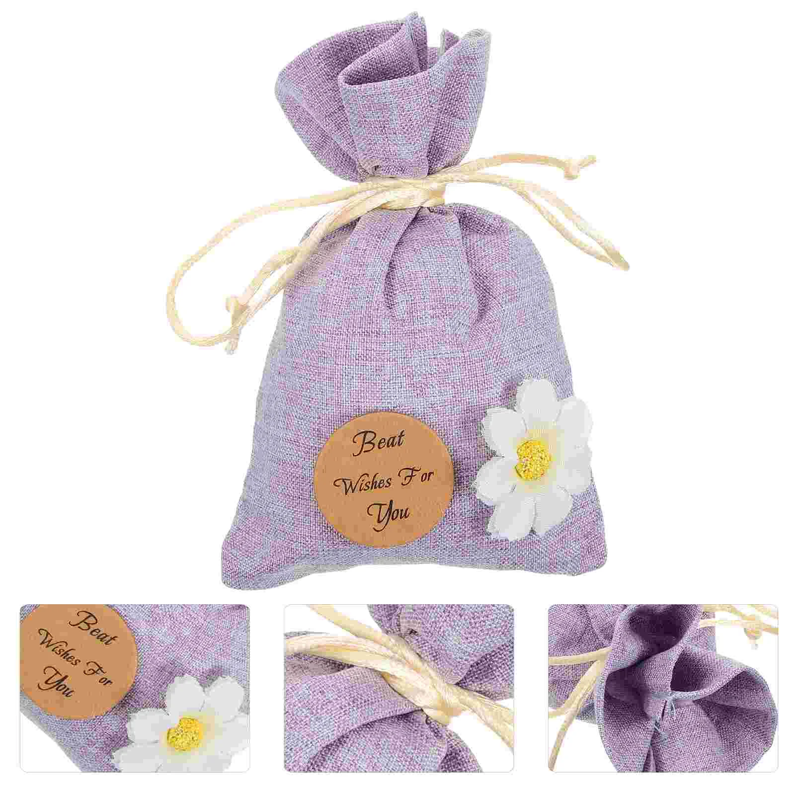 10 Pcs Lavender Sachet Bag Packing Perfume Holder Empty Sachets Baggies Bulk Container Numb Packaging Bags