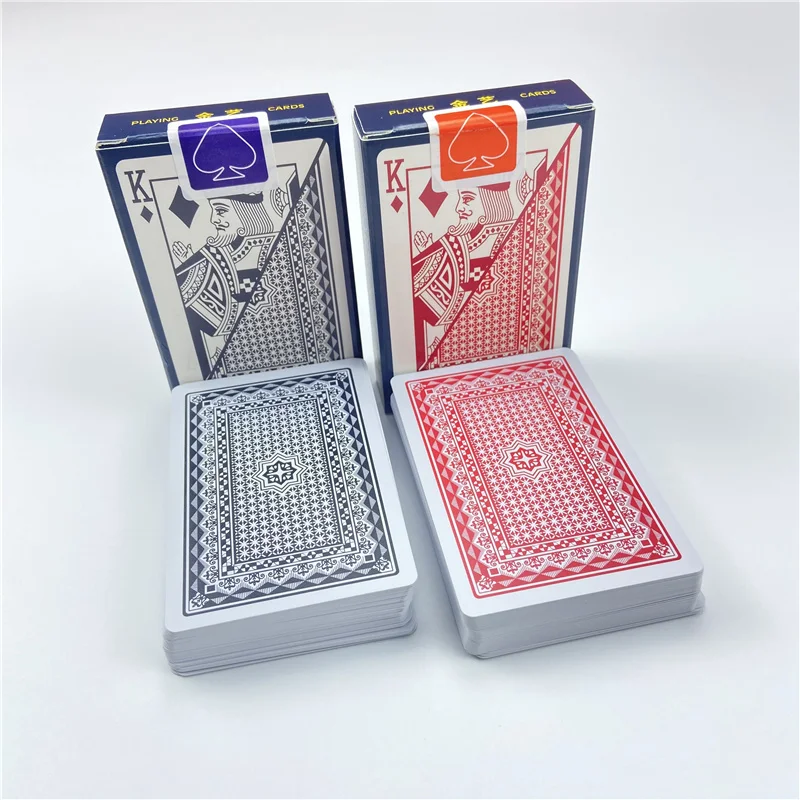 2pcs Playing Cards PVC Pokers Plastic Baccarat Texas Hold'em Poker Cards Board Games Waterproof Wearable Card Game Baralho Deck