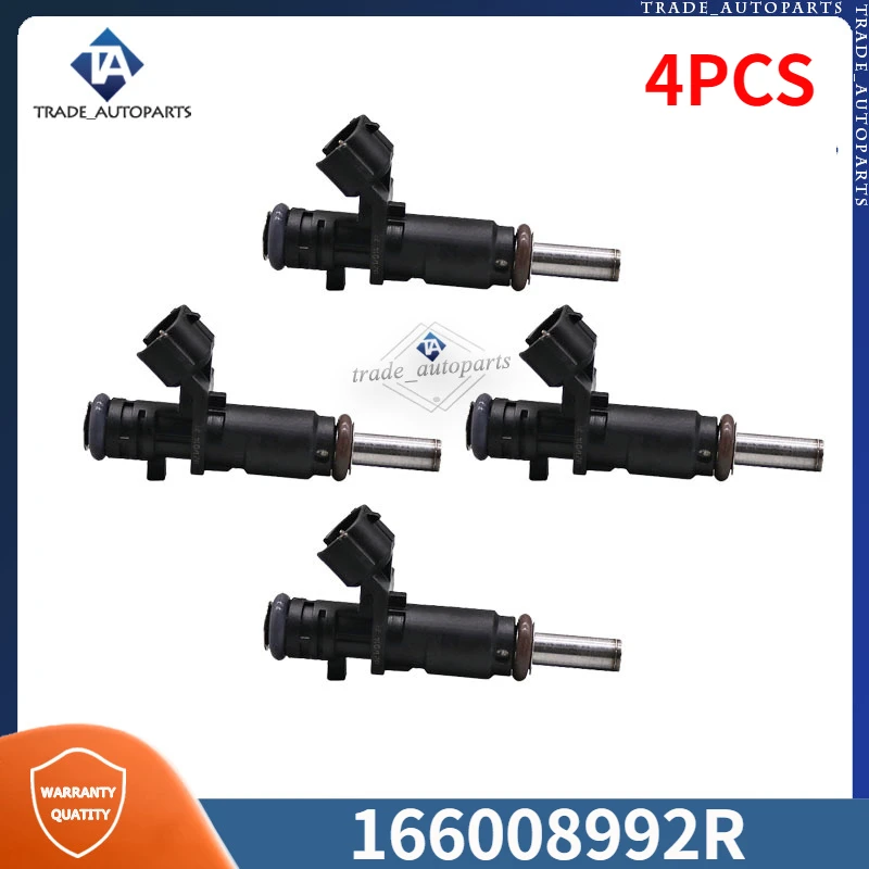 166008992R Fuel Injectors 4PCS For Renault Megane 4 Dokker Captur Duster Fluence 16600-8992R