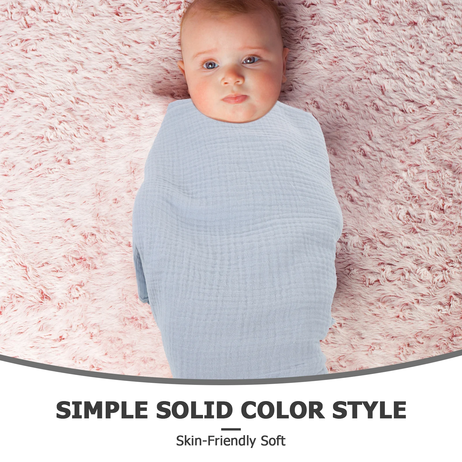 3 قطعة الوليد قماط بطانية التفاف غزل ناعم الحضانة البطانيات للجنسين الحد الأدنى تصميم مريح آمن التقميط مجموعة #2