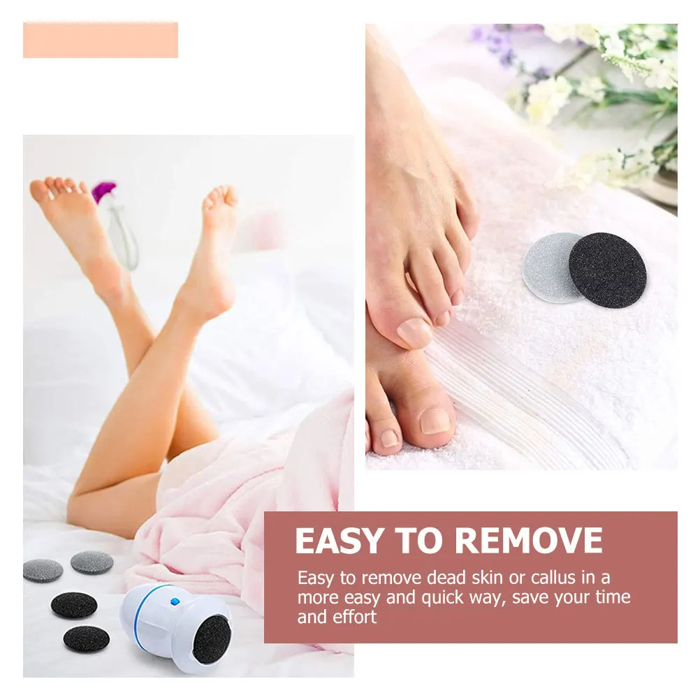 

12Pcs Foot Grinding Stone Replacement Heads Smooth Finish Pedicure Tool Safe Effective Dead Skin Remover Foot Care Rasp