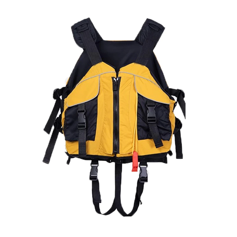 Portable Swim Jacket Reflective Water Sports Safety Vest Floating Life Vest for Snorkeling Swimming Kayaking Boating