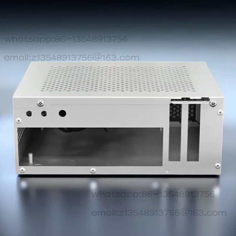 A09 mini PCIE desktop chassis ITX17 * 19 main board DC adapter half height 3.8LHTPC computer chassis