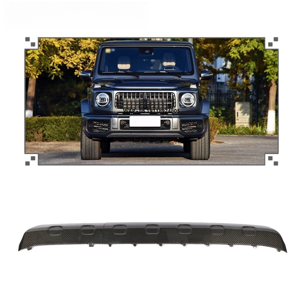 

Dry Carbon Fiber Guard Front Bumper Lip Spoiler for G Class W463 G63 2019-2020
