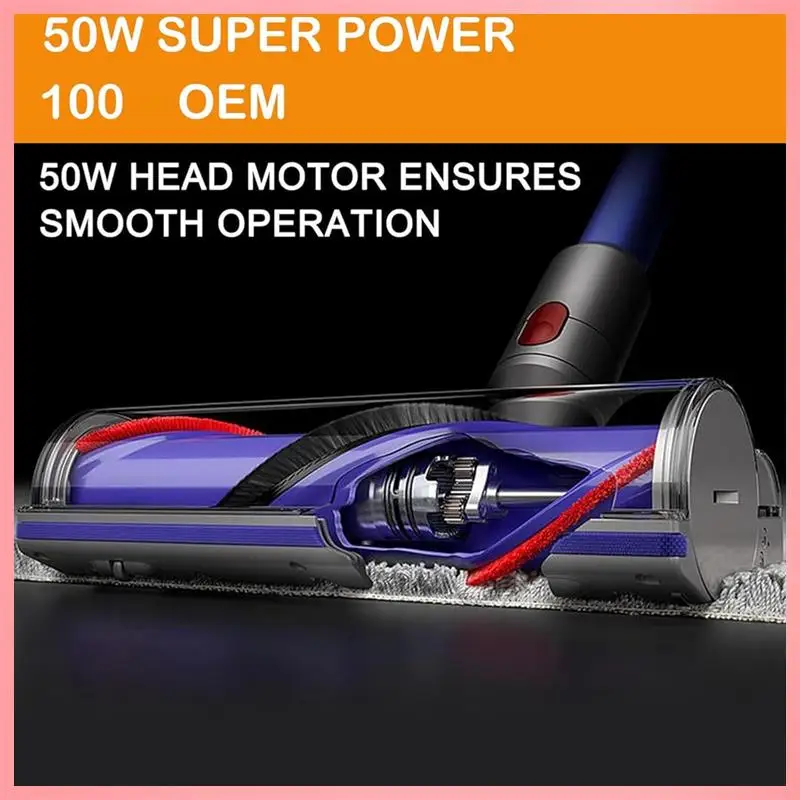 

M02K-Quick-Release Vacuum Cleaner Head For Dyson V15 V7 V8 V10 V11 Vacuum Attachments For Hardwood Floor Carpets
