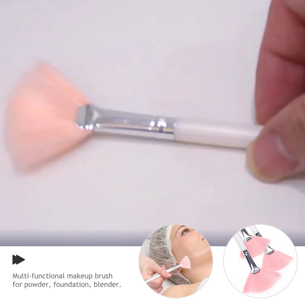 

6Pcs Facial Soft Hair Brush Premium Multi-Functional Makeup Tool for Foundation Powder Cream Contour Blending Highlighting Long