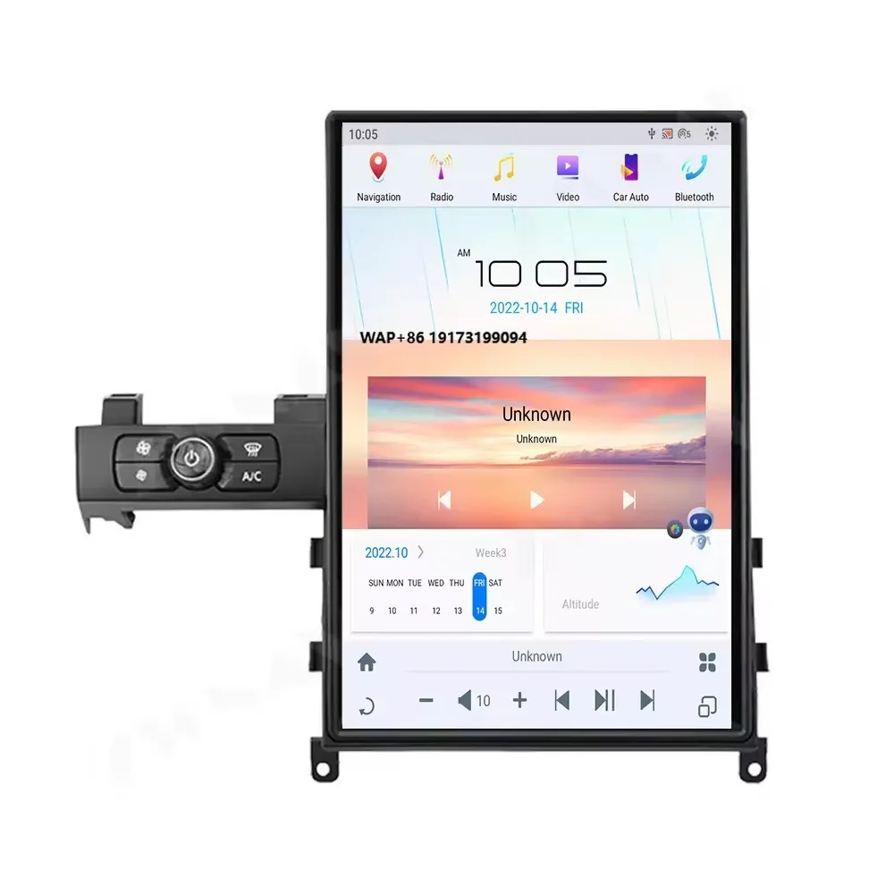 14.4 Inch Android 13 Car Navi Multimedia Player Range Sport for GT-R R35 2008-2017 Auto Radio Stereo Carplay