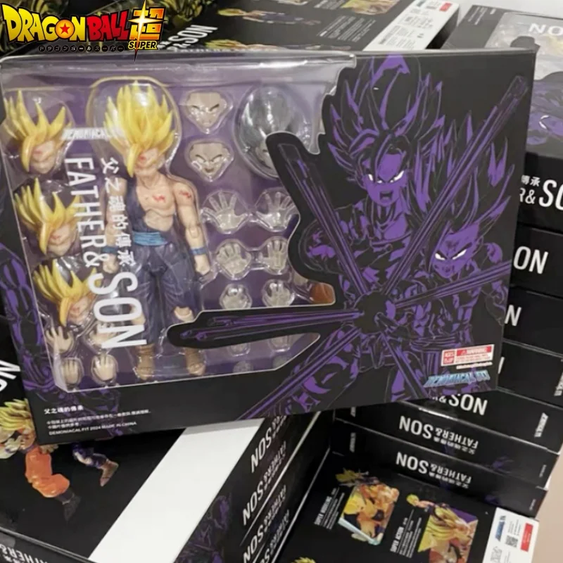 

In Stock Dragon Ball Demoniacal Fit Df Shf Father And Son Set Goku Gohan Action Figure Toy Model Gift Christmas Gift Toys