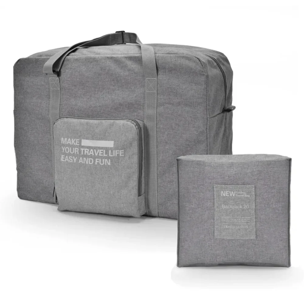 

Practical Nylon Travel Bags High-capacity Resistant To Dirt Shoulder Bag Foldable Duffle Bag