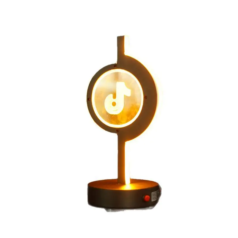 Lámpara de escritorio de bar, barra transparente, lámpara de escritorio de barra colorida LED de carga, lámpara de atmósfera de restaurante creativa