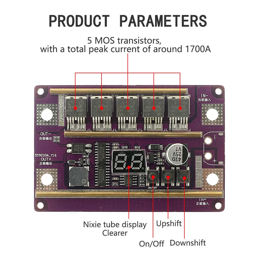 

18650 Lithium Battery Spot Welding Machine Automatic Spot Welding Machine 99-gear Digital Display Control 12V Small Full Set