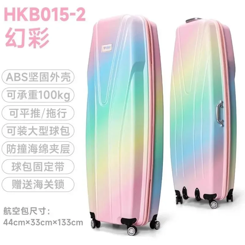 Golf bag, women's hard shell airline club checked bag, women's travel universal wheel airplane luggage