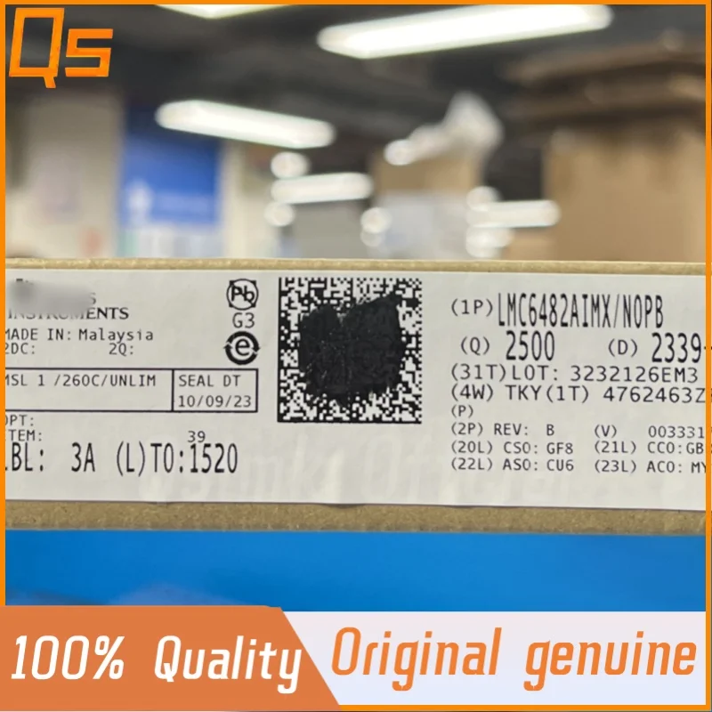 Neuer Original LMC6482AIM LMC6482AIMX/NOPB SOIC-8 Dual Rail to Rail Operationsverstärker-IC-Chip