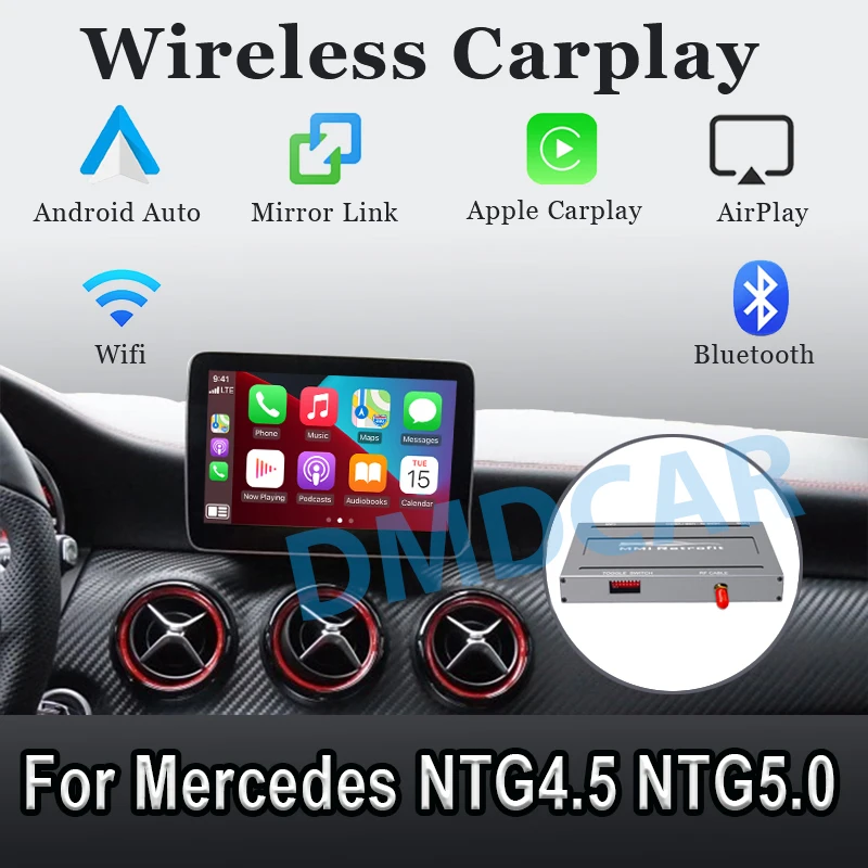 

Mobile Phone And Car Wireless Connection Decoder Multimedia Original Screen Update For Mercedes Benz A B C E CLS GLE GLA GLC GLK