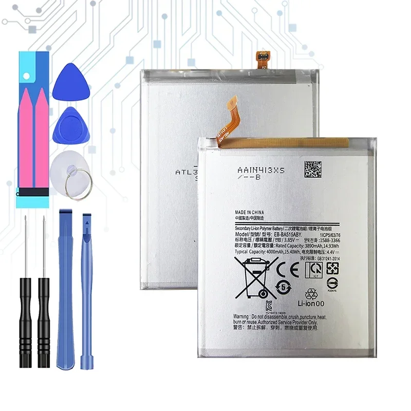 EB-BA515ABY Battery 4000mAh For Samsung Galaxy A51 SM-A515 SM-A515F/DSM Mobile Phone Bateria