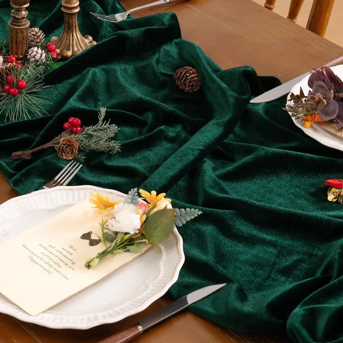 Luxurious Velvet Table Runner, Wedding Reception Baby shower Decora, Soft Table Linen Overlay, WeddingTable Runner Room Decor