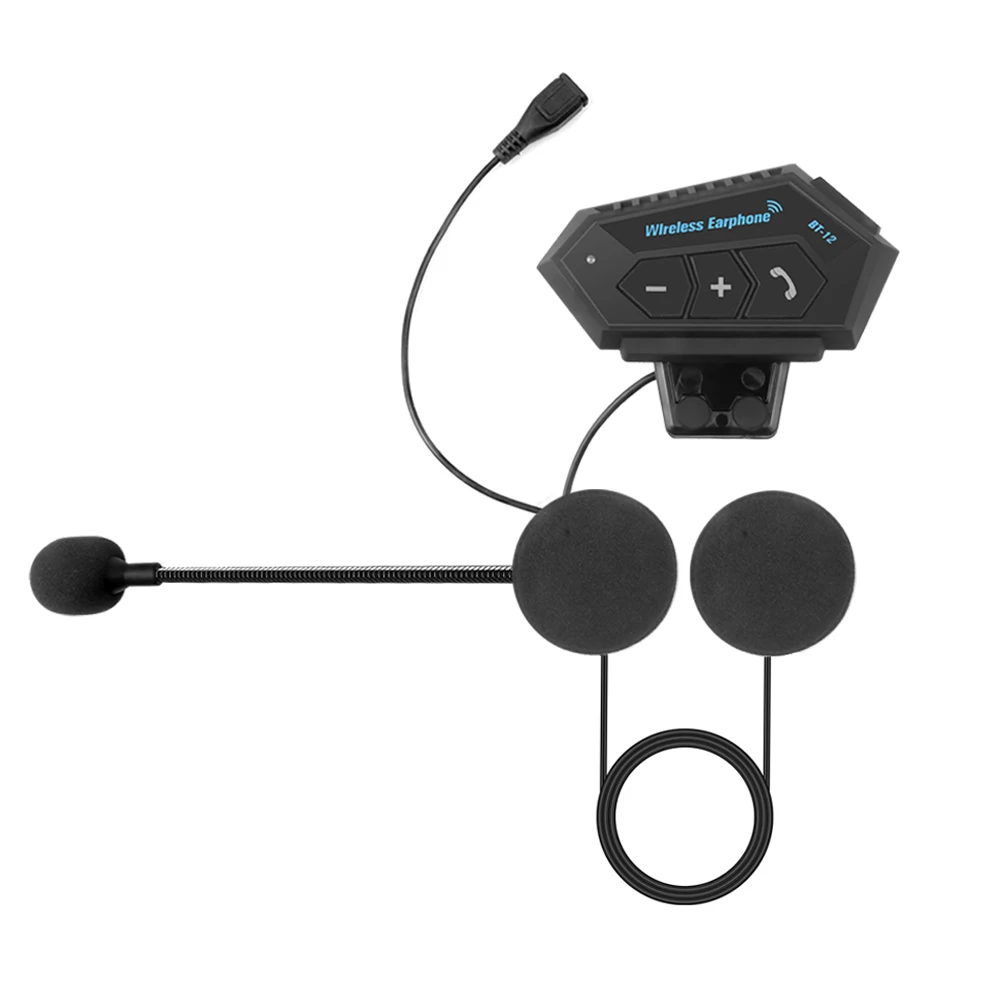 Motor BT Helm Headset Draadloos handsfree bellen Kit Stereo Anti-interferentie Waterdichte muziekspeler Luidspreker