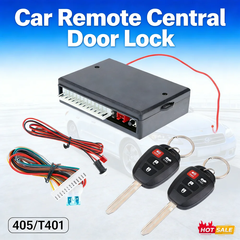 Universal Car Remote Central Locking Kit VH13P Keyless Entry System Auto Door Lock Alarm Trunk Release 433.92MHz