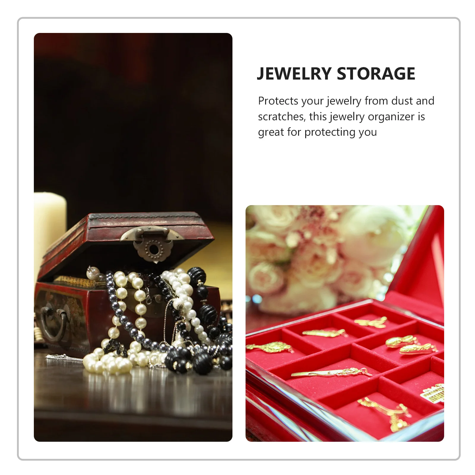 

Vintage Jewelry Box Zinc Alloy Retro Trinket Storage Case For Rings Earrings Lipstick Organizer Metal Sundries Holder