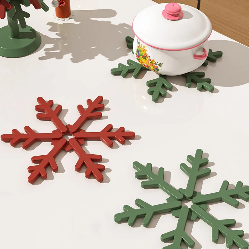 

Non-Slip & Heat Resistant Hot Pads Silicone Tree Trivets For Hot Dishes, Foldable Silicone Trivets For Hot Pots And Pans