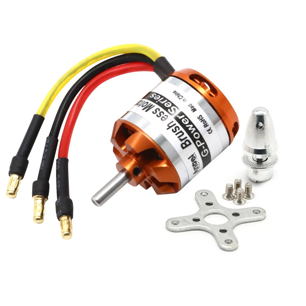 

4pcs Brushless Motor 2-3S 4S 5S D2830 D2826 D3548 D3542 D3536 D3530 for RC Mini Multicopters Plane Fixed-wing Aircraft