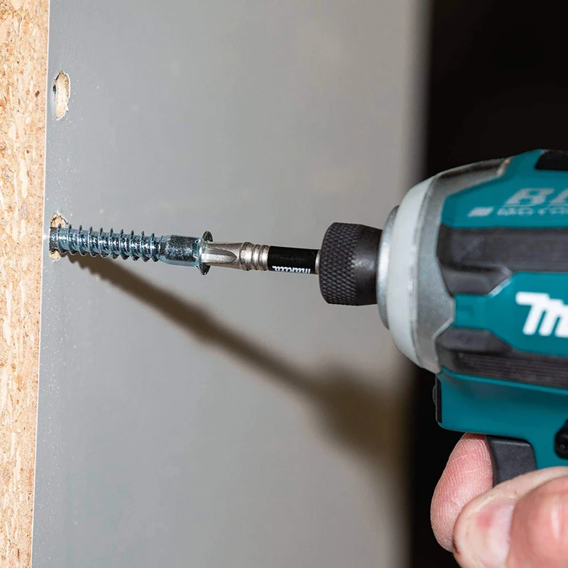 Makita E-01650 xps 45 pces driver perfuração chave de fenda bit 90x vida mais longa alta dureza magnético conjunto de bits de impacto soquete adaptador