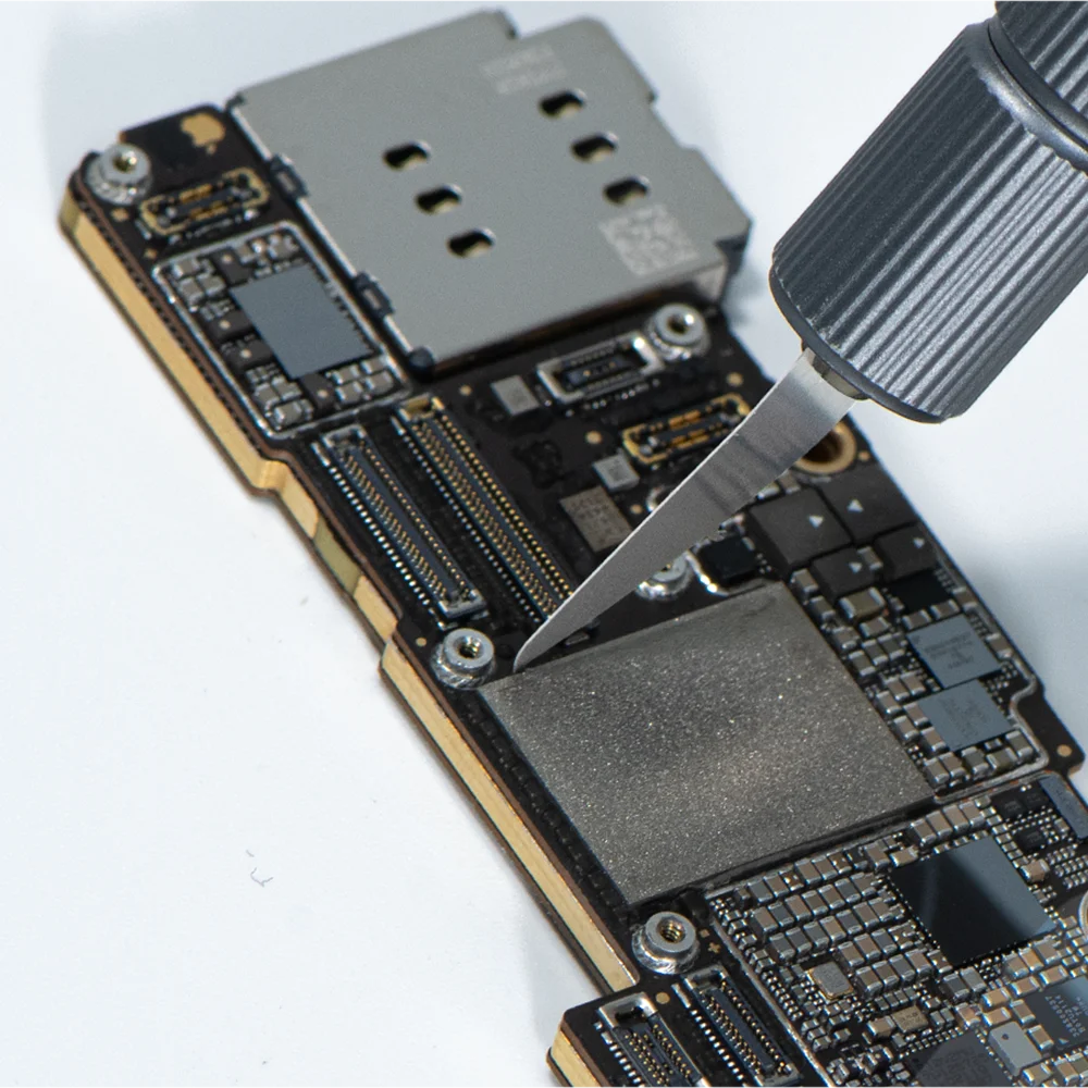 Faca de remoção de borracha para placa-mãe de celular qianli 009 para cpu a8 9 e lâminas multifuncionais ic