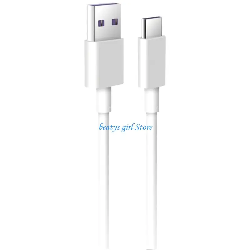 

C7AB USB to Type C Power Cable 5A Fast Charging Cable Line for Phones Tablets 100cm