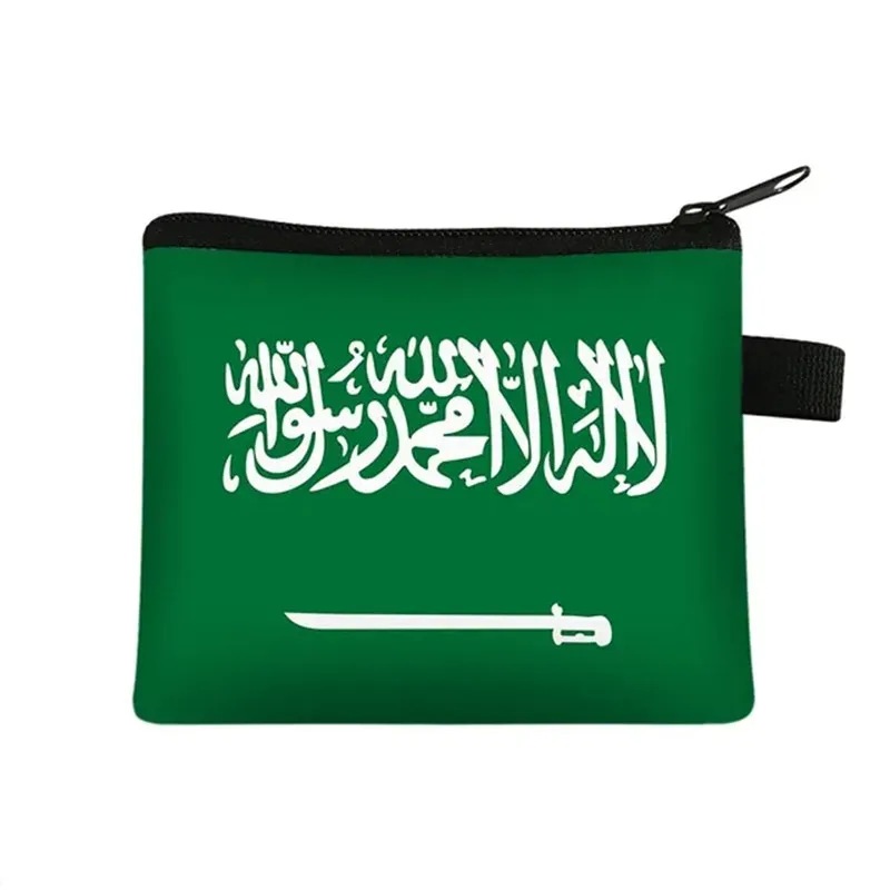 National Flag Print Coin Purses Women Wallet Men Purse Small Handbag Money Coin Bags Coin Wallet