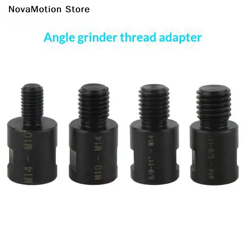 Angle Grinder M10 M14 5/8-11 Adapter Thread Converter Adapter Interface Connector Screw Connecting Rod Nuts Slotting 100 125Type