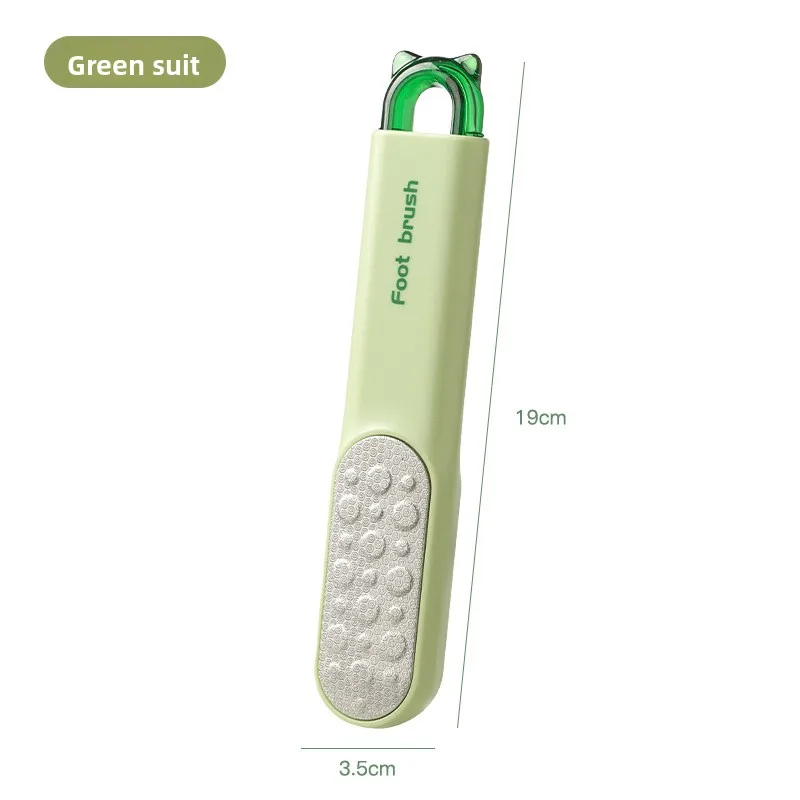 أداة شحذ القدم كعب مسامير القدم إزالة الجلد الميت باديكير حجر متعدد الوظائف القدم التماس فرشاة تنظيف القدم