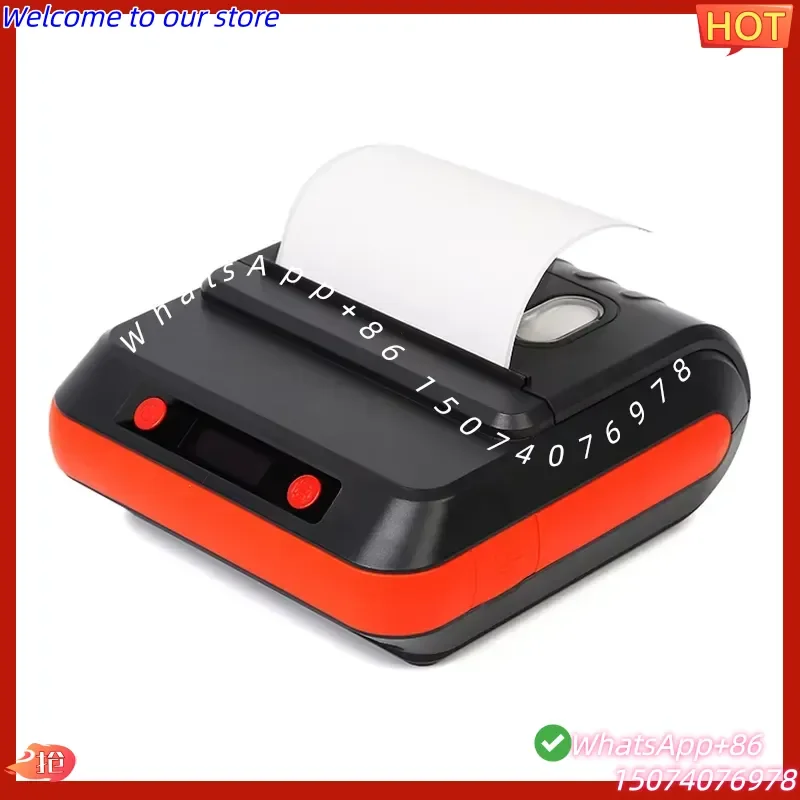 2026 High Speed 3 Inch Thermal Label Printer Speed USB Handheld Portable Barcode Label Printer M-80A