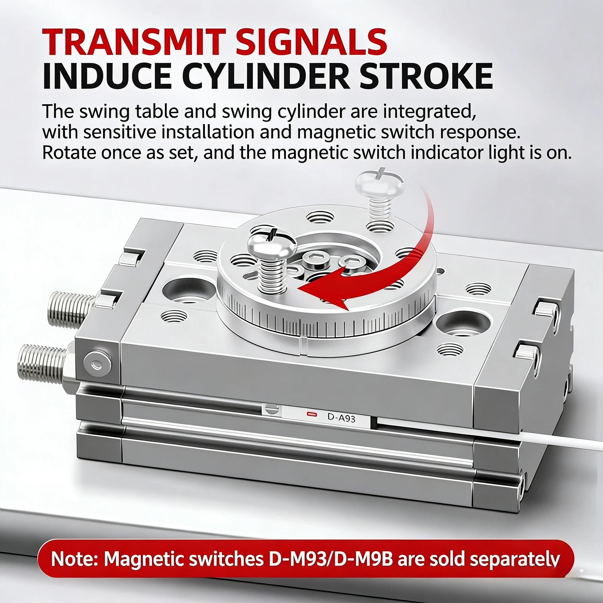 MSQB-10A/20A/30A/50A/70A/100A Manipulator 180 Degree 90 Degree Pneumatic Rotating Swing Cylinder