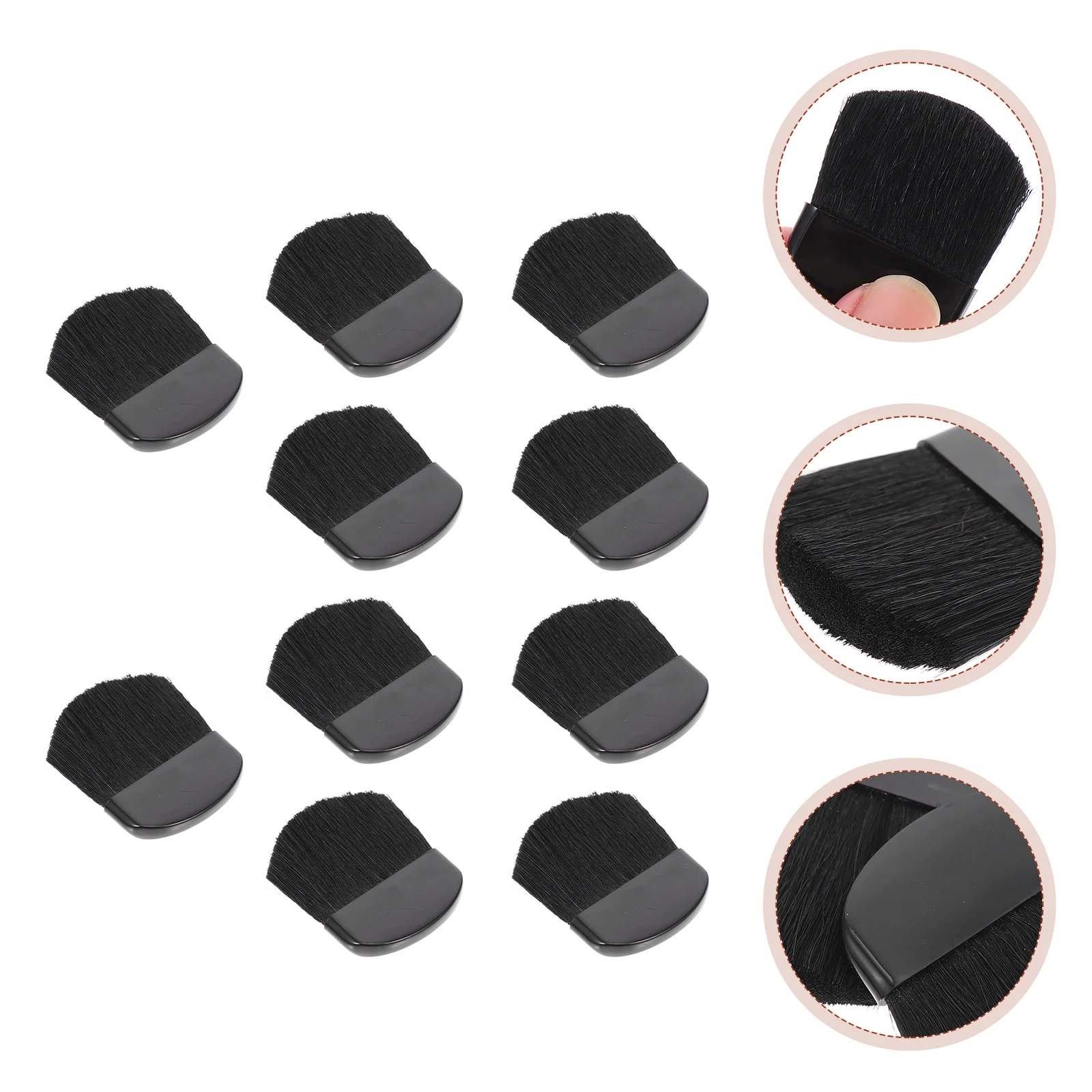 10Pcs Household Paint Brushes Easy Clean Warm Water Rinse Reshape Bristles DIY Art Projects Paintbrush Portable Paint Brush