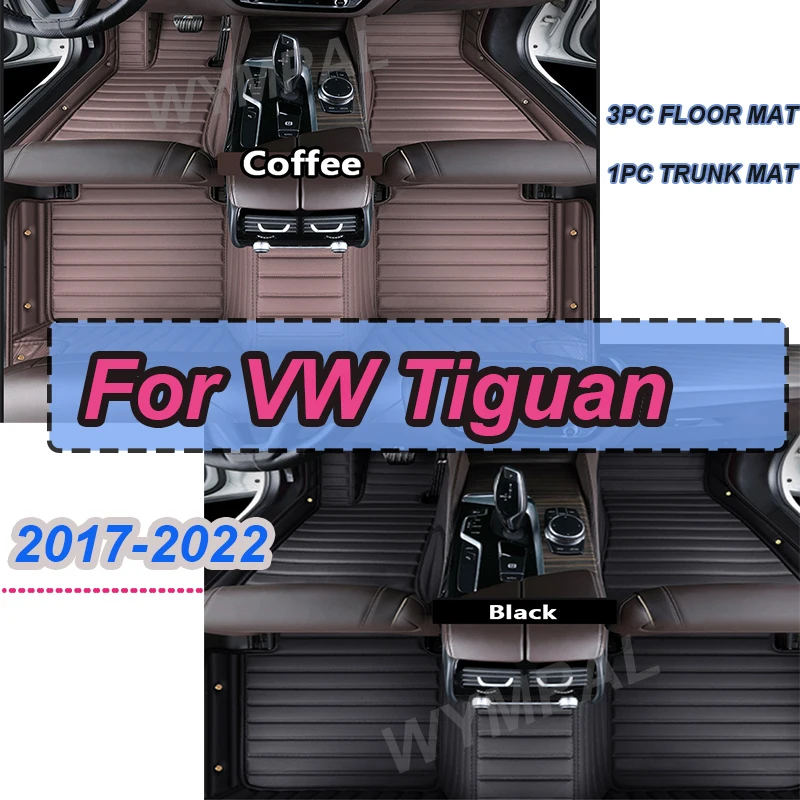 

Роскошные коврики для VW Tiguan Allspace AD BW 2017 ~ 2022 водонепроницаемый ковер автомобильный напольный коврик Tapis Voiture автомобильные аксессуары интерьер