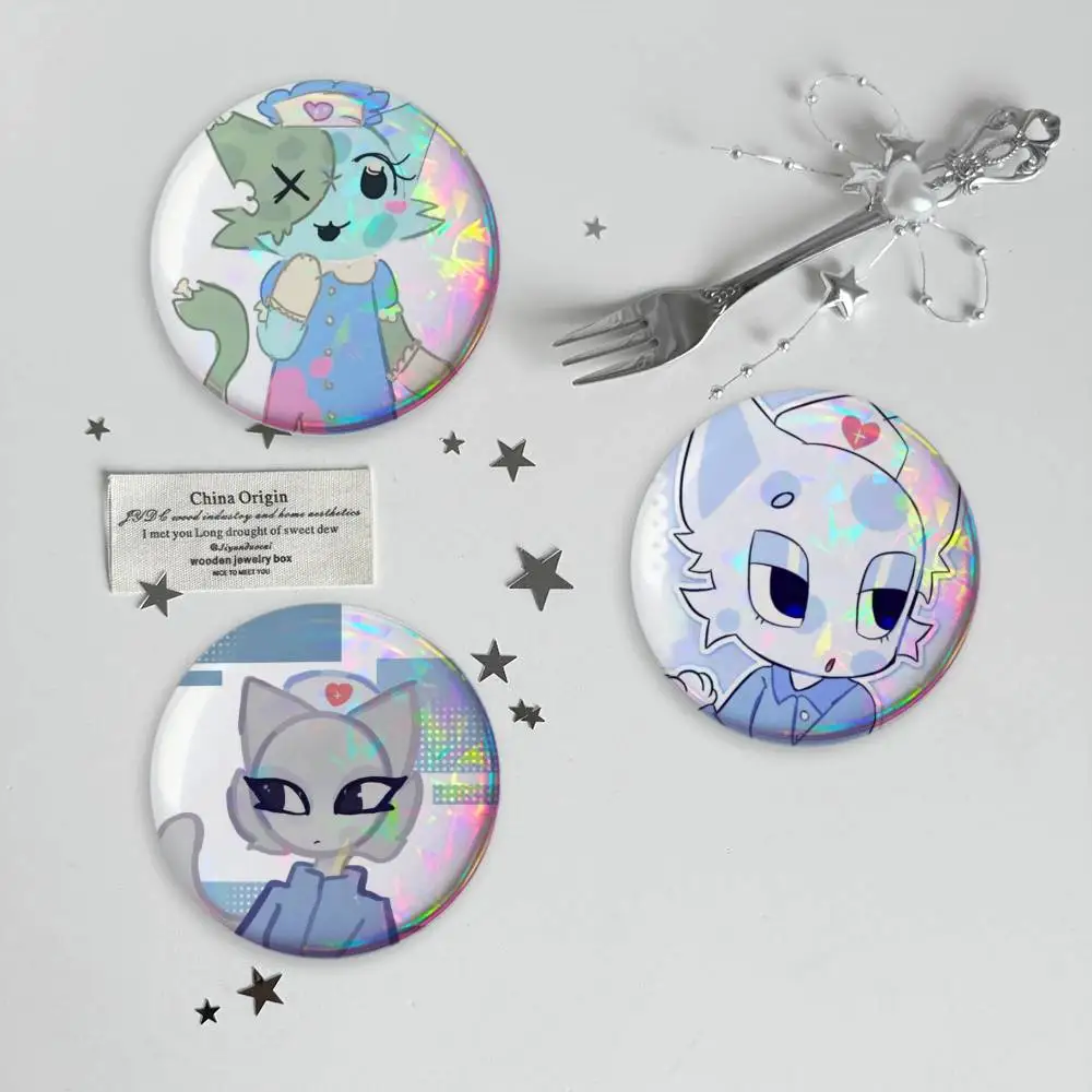 animal hospital head nurse Brooches Cartoon Badge Pins Backpack Hat Accessories Friend Gift