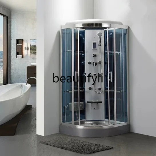 X Shower Room Integrated Bathroom Toilet Steam Bath Shower Tempered Glass Room