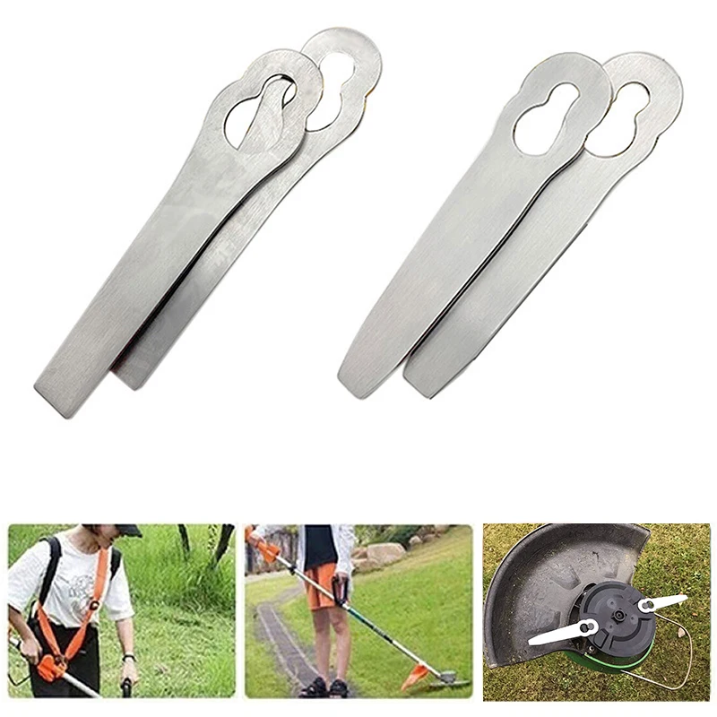 1-3PCS Trimmer Blade Lawn Mower Fittings Metal Grass String Trimmer Replacement Head Blade Trimmer Cutter Garden Tool Parts