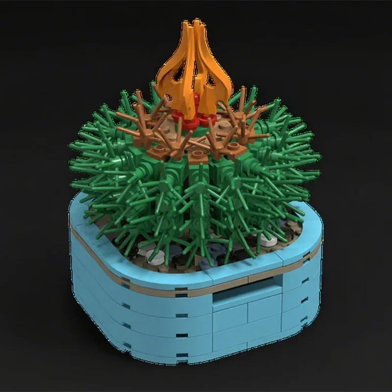 

Набор для сборки денежной копилки-кактуса MOC (310 деталей) – идеальный подарок на Рождество, домашний развлекатель, DIY-проект для всей семьи