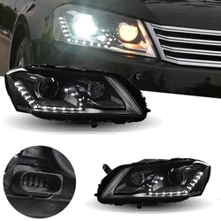 Car Styling Headlights for VW Passat B7 Europe LED Headlight 2012-2016 Head Lamp DRL Signal Projector Lens Auto Accessories