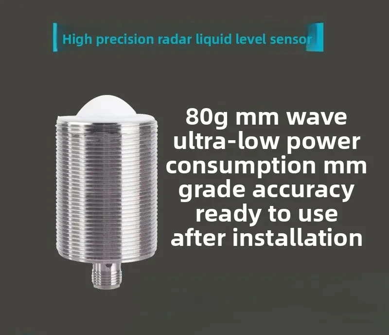 High-precision radar level sensor, water and oil tank deep well level transmitter