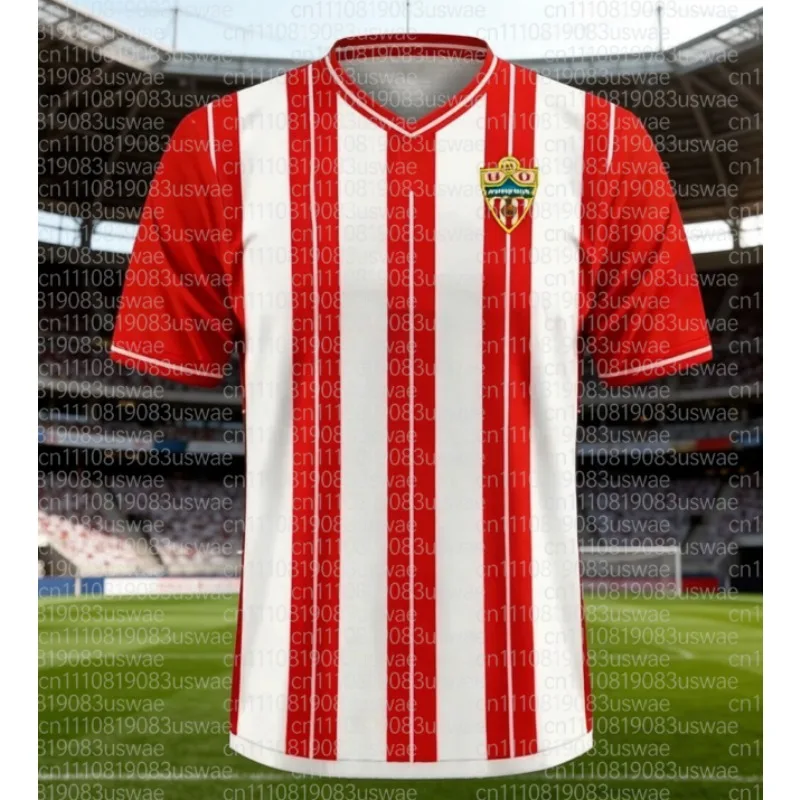 Camiseta Deportiva Transpirable con Estampado 3D para Hombre, Estilo Casual Urbano, con Temática de Almería, para Fanáticos del Fútbol, Gran Venta 2026