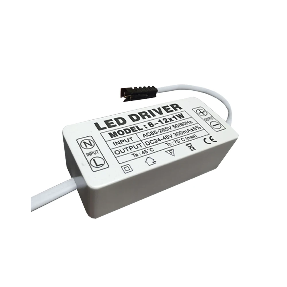 LED Driver 300mA 1-3W 4-7W 8-12W 18W 20W 18-25W 25-36W LED Constant Current Driver Power Unit Supply For Driver LED Transformer