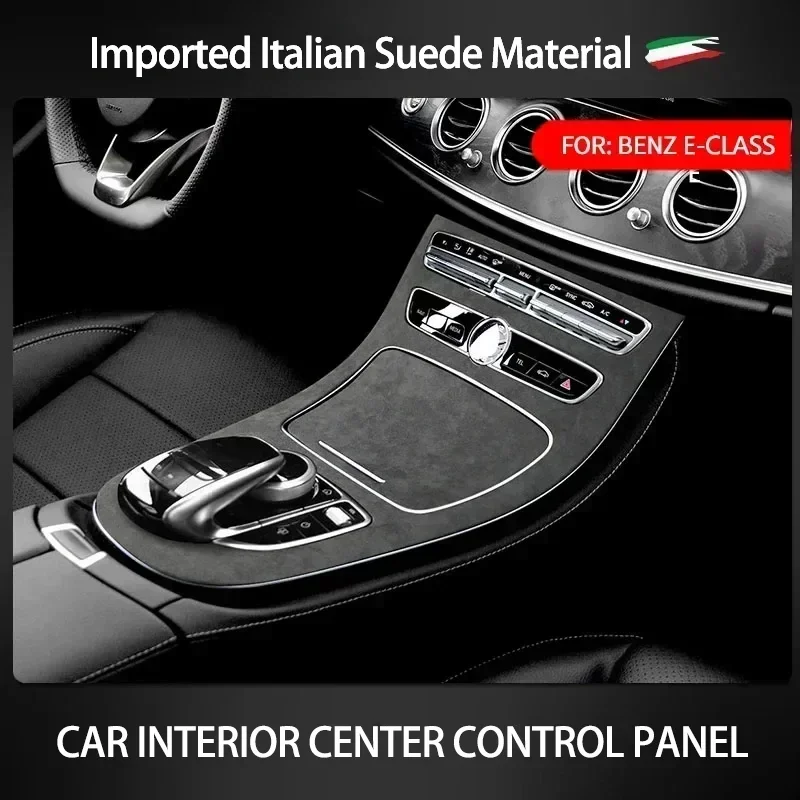 

For Mercedes Benz E Class W213 2016 2017 2018 Car Central Gear Shift Panel Decorative Trim Cover Protect Shelth Shell Anti-wear