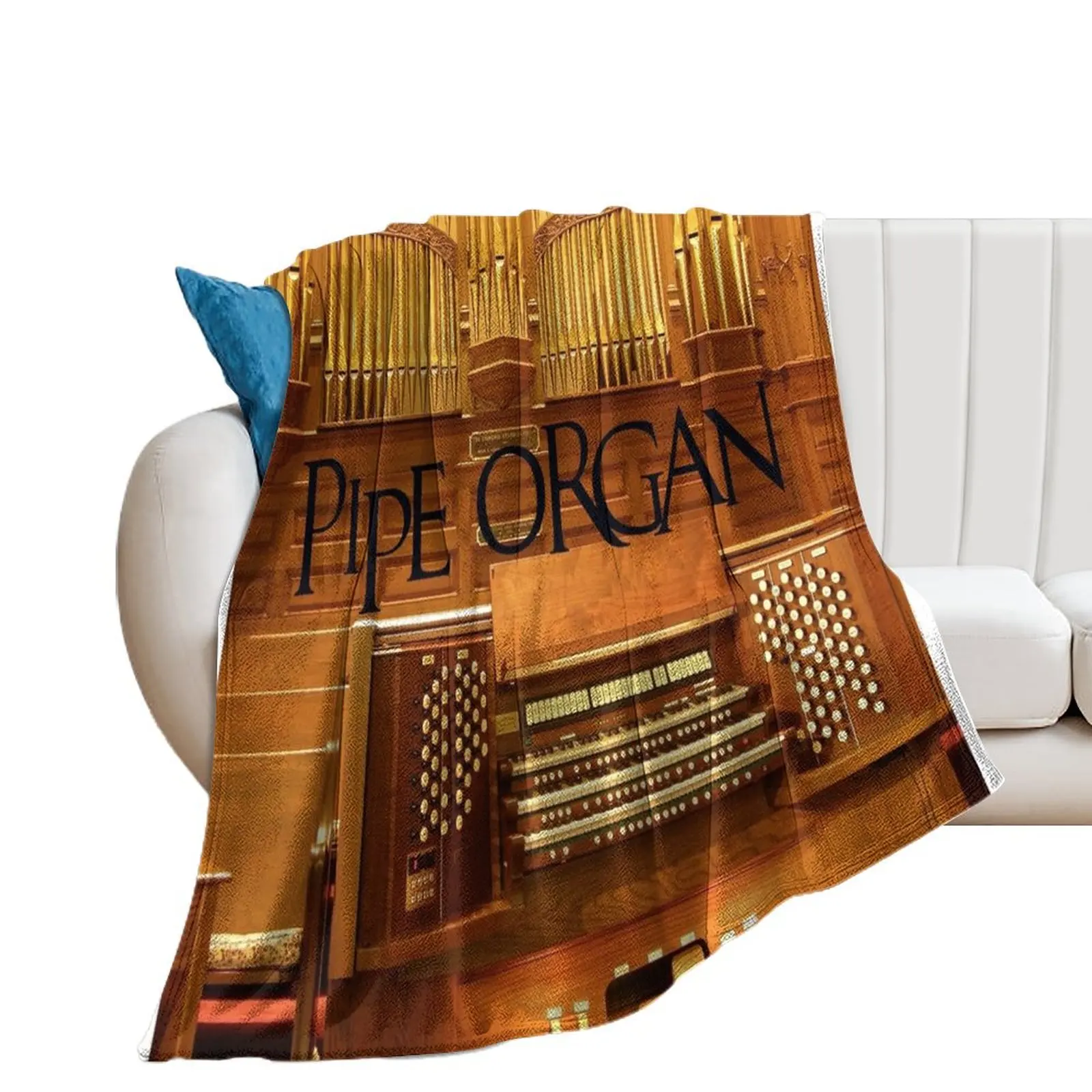 

Big Pipe Organ Throw Blanket Sofa Throw Quilt Hair Blankets