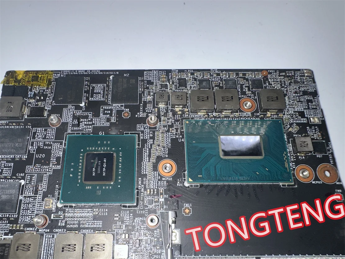 Imagem -03 - Placa-mãe do Portátil para Msi Gs63 Vapor 8rd Ms16k6 Ms-16k61 I78750h Gtx1050mti Teste ok