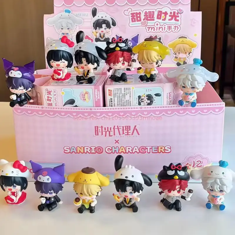 Link Click X Sanrio Sweet Moments Series Blind Box Cute Anime Mini Figure Desktop Ornaments Model Toys Surprise Birthday Gift view 2