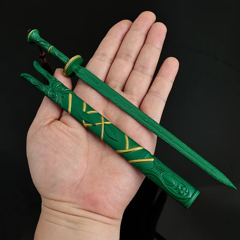 Man Cultivates Anime Game Peripheral Weapons Model "Qingzhu Fengyun Sword" 22cm High-End Decorative Item Birthday Gift Cos Props