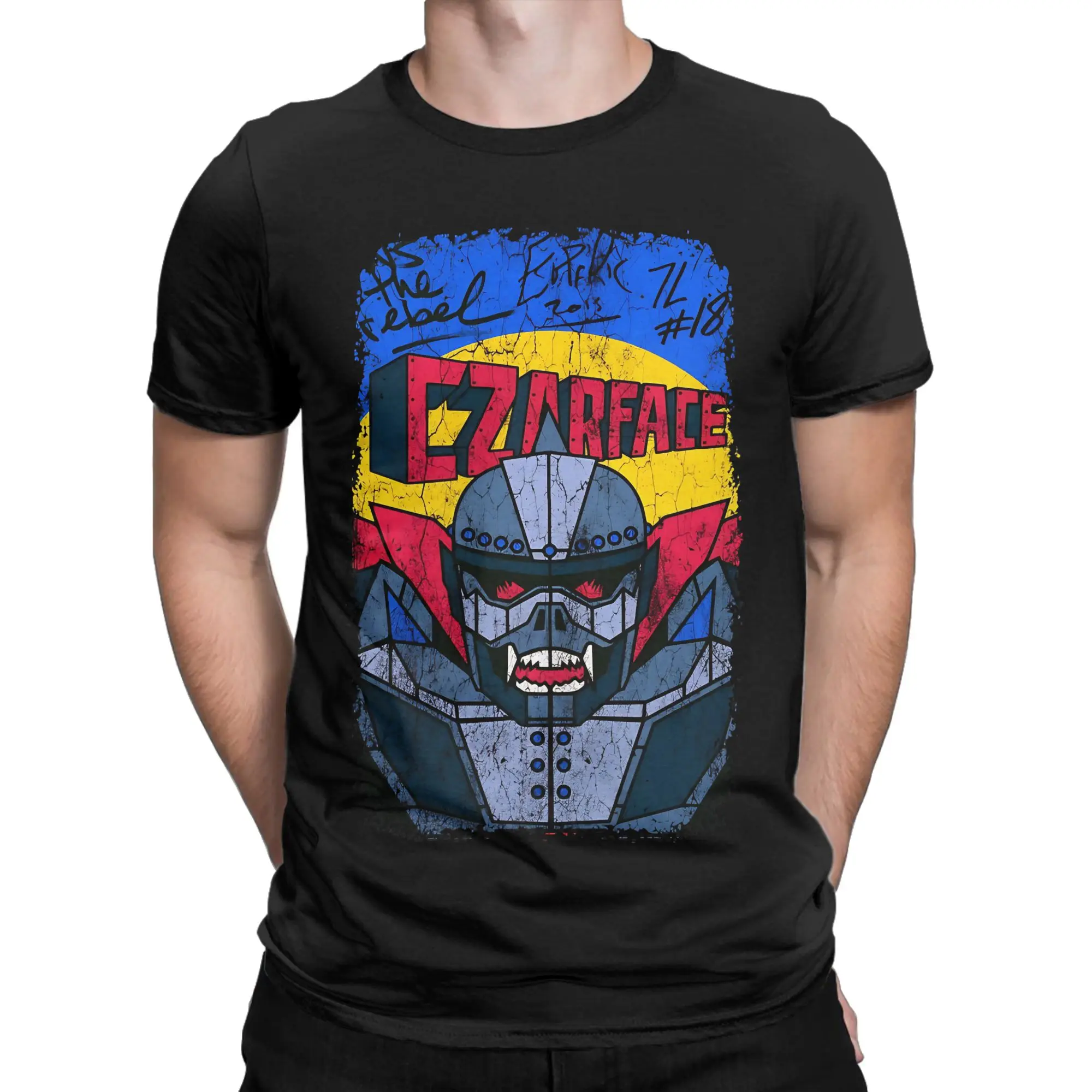 Futuristic Helmet Character Classic Czarface Band Novelty 100% Cotton T-Shirt Tops Tees For Men